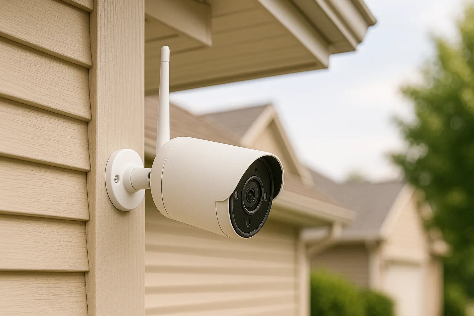 valvontakamera ulkokäytössä