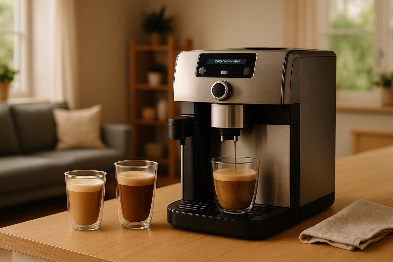 kahvikone keittiössä