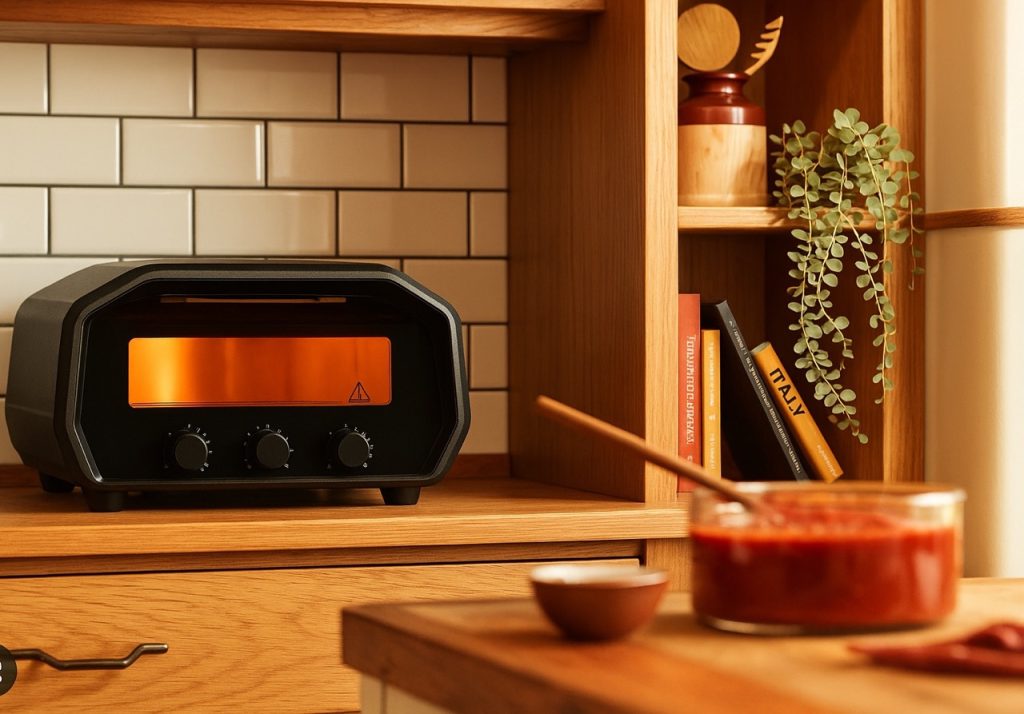 sähköinen pizzauuni sisäkäytössä