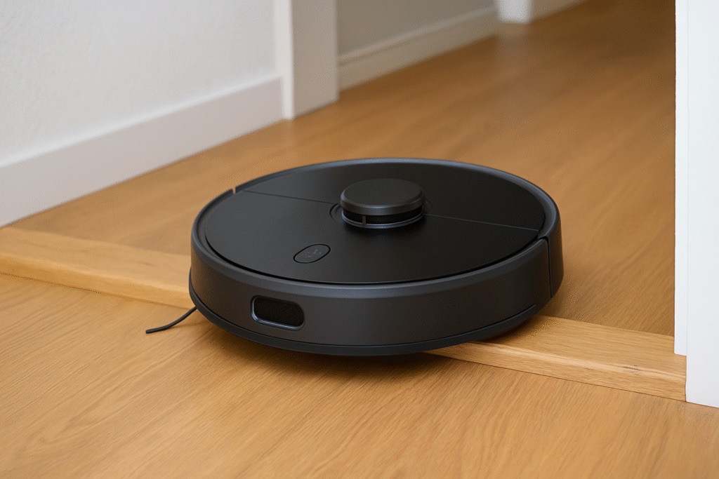 robotti-imuri ylittämässä kynnystä