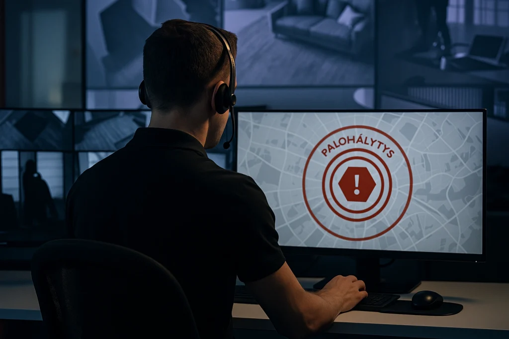 murtohälytys hälytyskeskuksessa